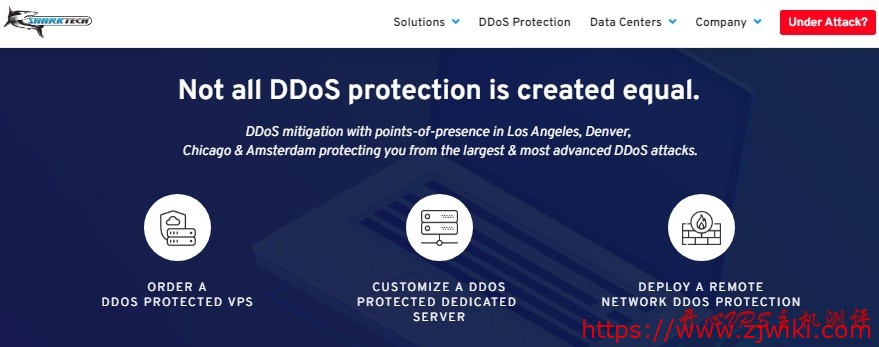 Sharktech – 史上最大折扣，VPS全部年付5折最低60美元-主机阁