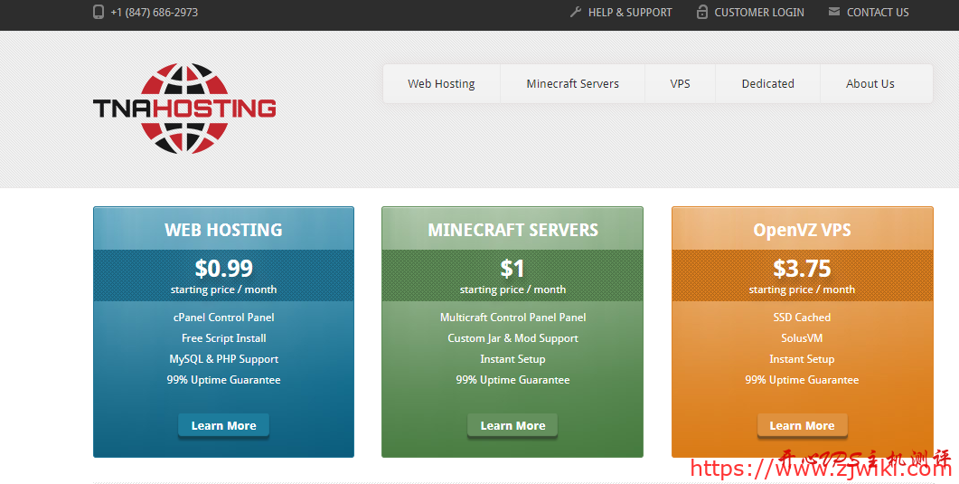 #便宜VPS#/年 2核CPU 512M内存 50G硬盘 1T流量@1Gbps KVM 芝加哥 TNAHosting #便宜VPS#$15/年 2核CPU 512M内存 50G硬盘 1T流量@1Gbps KVM 芝加哥 TNAHosting