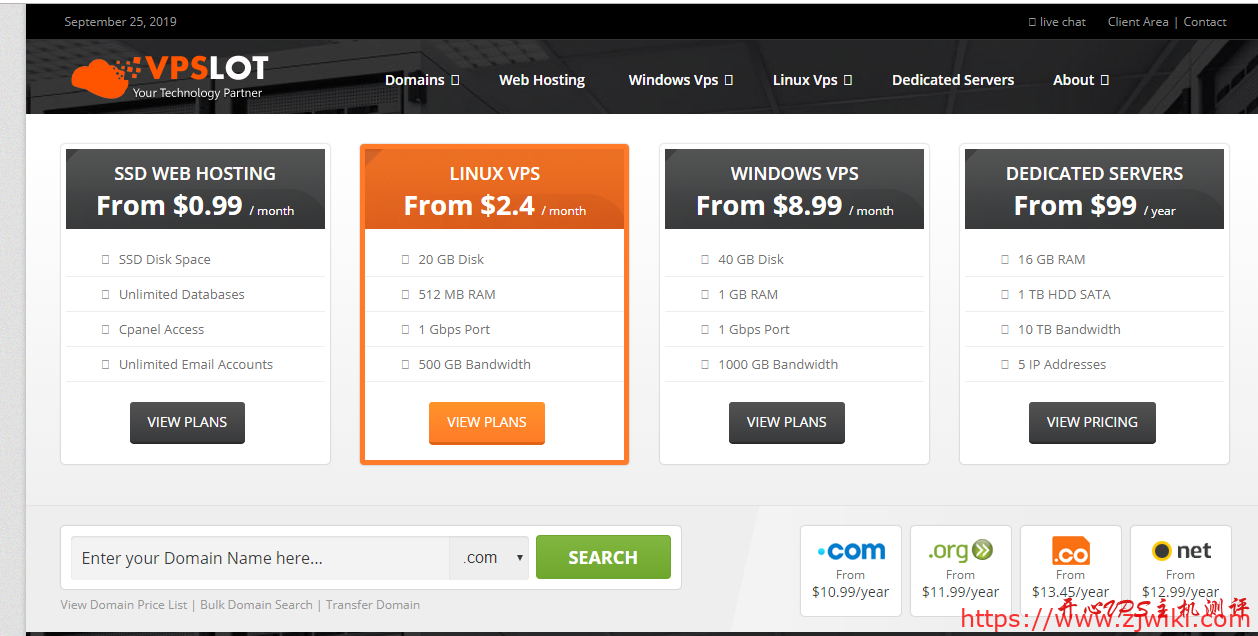 VpsLot:美国KVM VPS,首月1折,包括IP等;适合紧张环境、过度阶段 VpsLot:美国KVM VPS,首月1折,包括IP等;适合紧张环境、过度阶段