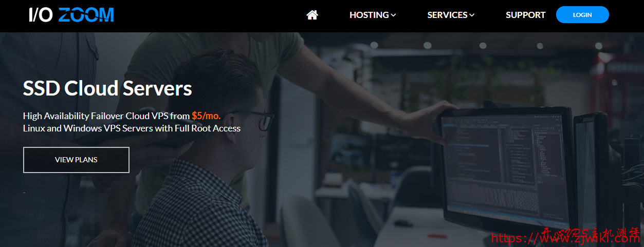 ioZoom：5美元/KVM/1GB/20GB SSD/1TB/10G防护/洛杉矶机房-主机阁