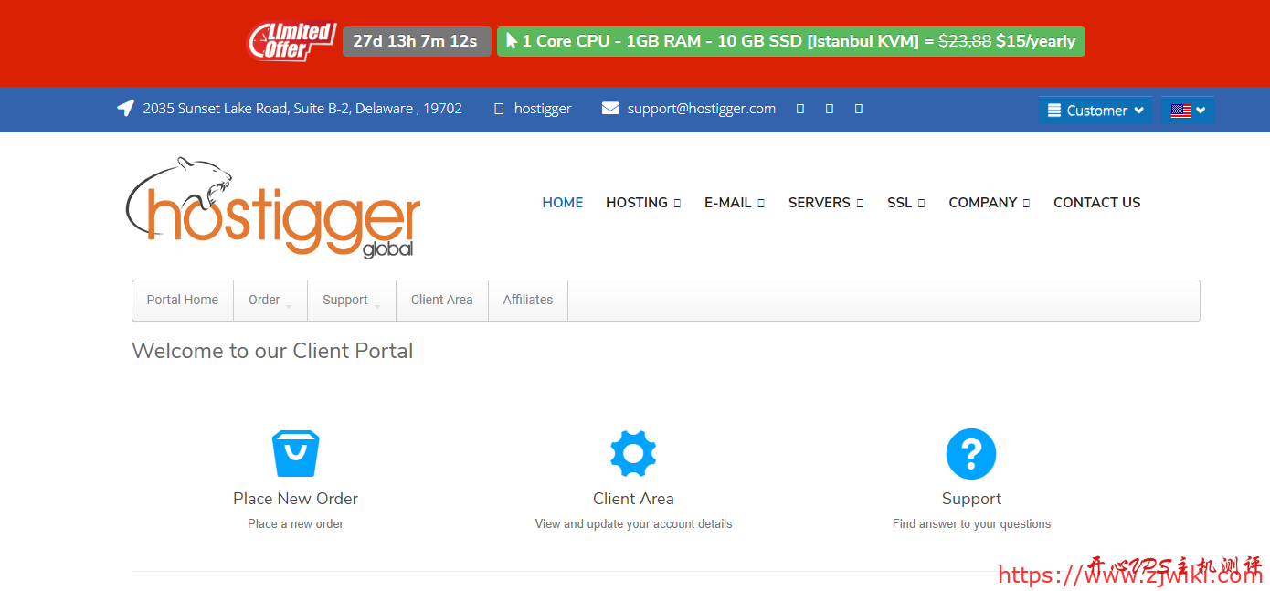 Hostigger:https://www.liuzhanwu.cn/wp-content/uploads/2019/09/2019092807125881.png.99/月/3GB内存/30GB SSD空间/1TB流量/VMware/荷兰 Hostigger:$2.99/月/3GB内存/30GB SSD空间/1TB流量/VMware/荷兰