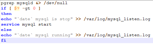 Centos7定时监测mysql进程终止后自动启动mysql Centos7定时监测mysql进程终止后自动启动mysql
