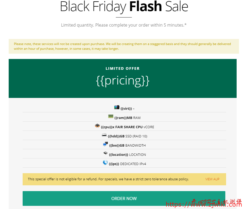 Virmach黑五闪购活动又开始,5分钟更新一个配置,4刀5刀每年的VPS全部都有-主机阁