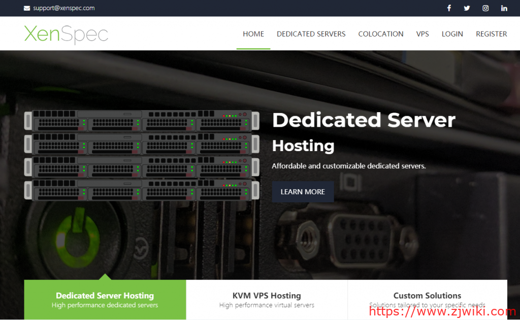 XenSpec:新上洛杉矶机房/首月6折1.77美元起/KVM/无限流量-主机阁