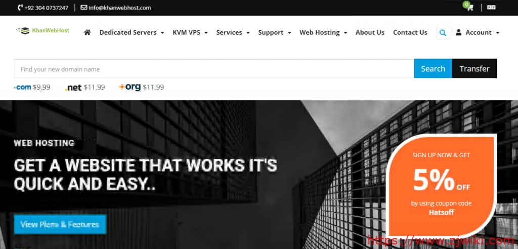 KhanWebHost:$6.5/月/4核/3GB内存/80GB NVME空间/10TB流量/1Gbps端口/DDOS/KVM/德国/法国/英国/凤凰城-主机阁