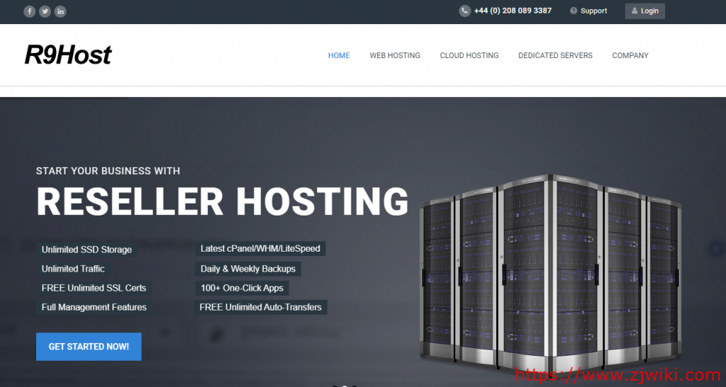 R9Host:€2.99/月/512MB内存/15GB NVMe空间/不限流量/100Mbps端口/KVM/DDOS/法国-主机阁