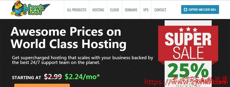 2019年HawkHost优惠码 老鹰主机优惠码 老鹰虚拟主机 老鹰vps-主机阁