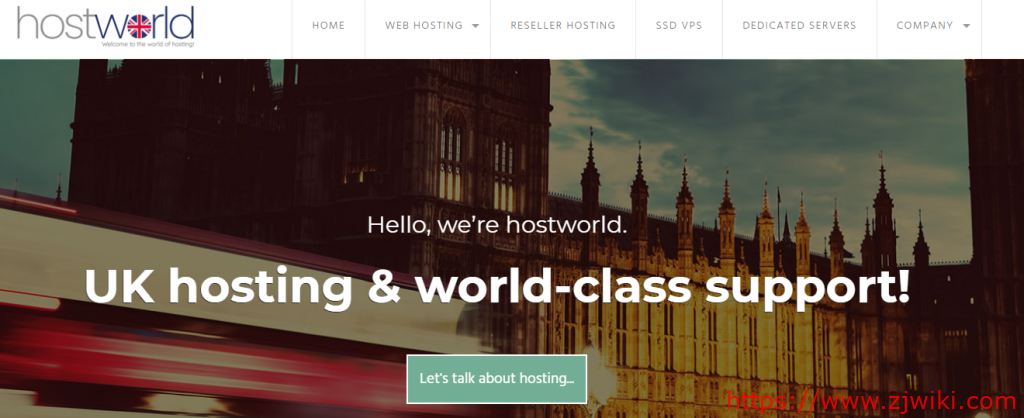 hostworld:£1.99/月/10GB SSD空间/不限流量/DDOS/英国 hostworld:£1.99/月/10GB SSD空间/不限流量/DDOS/英国