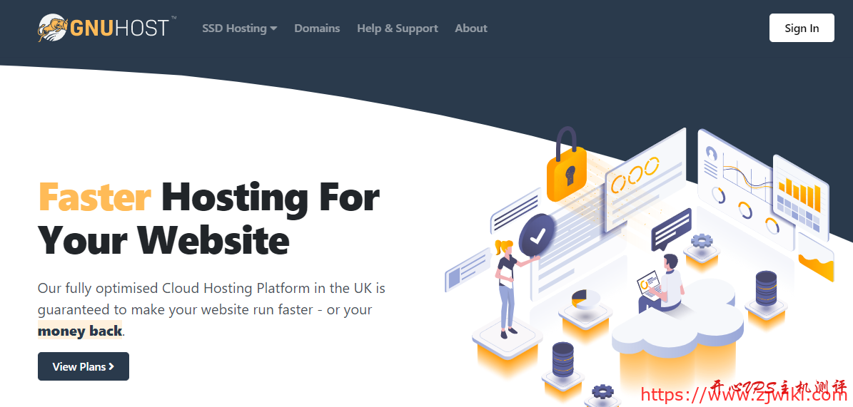 Gnu Host:£5/月/50GB SSD空间/不限流量/不限绑定域名/DirectAdmin Reseller面板/英国-主机阁