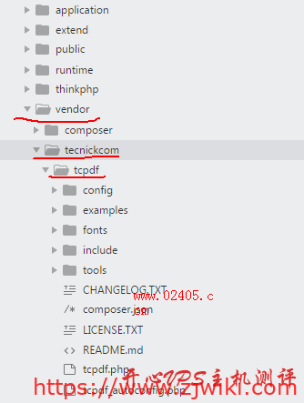ThinkPHP5使用TCPDF生成PDF文件-主机阁