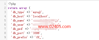 飞飞cms网站搬家后如何设置数据库配置信息，飞飞cms数据库配置文件是哪个？-主机阁