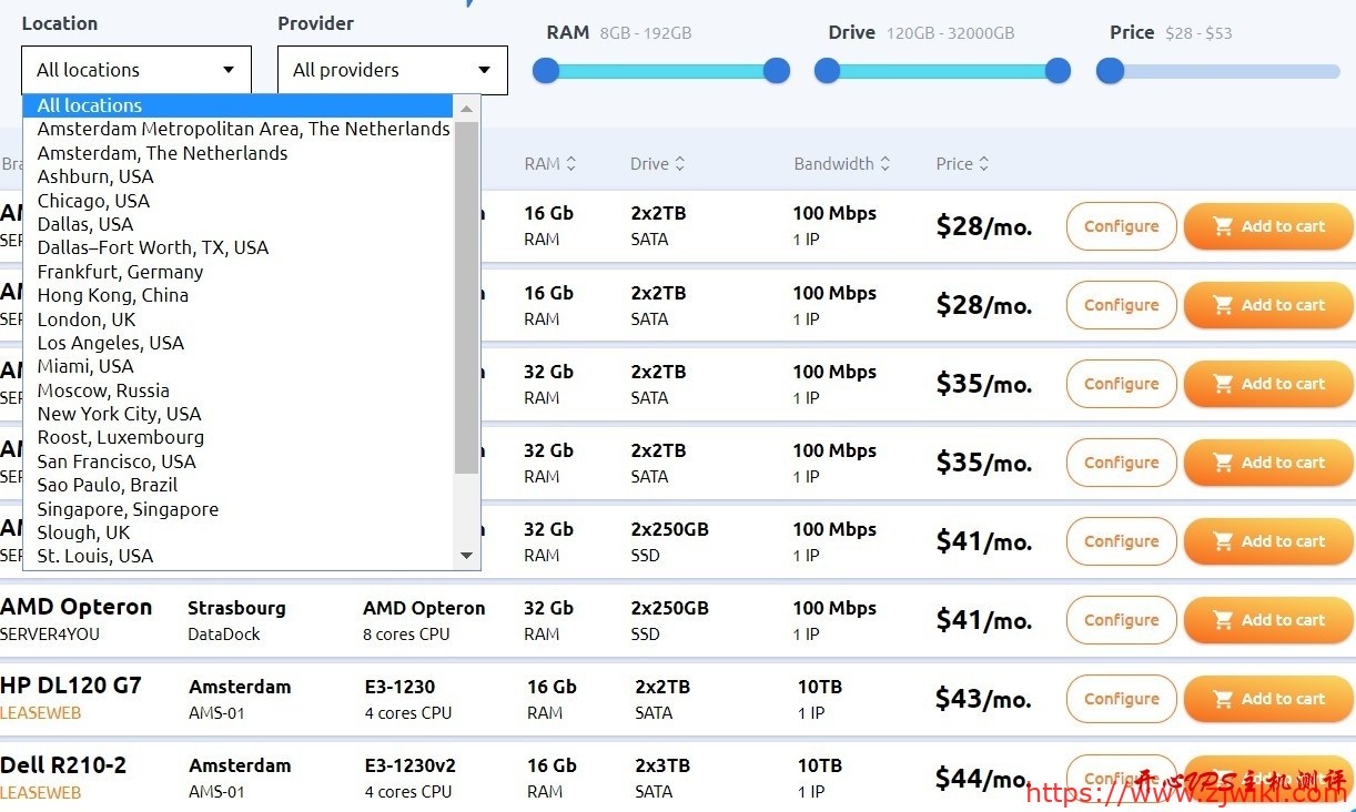 INXY:美国/法国/荷兰等独服,AMD Opteron,16GB内存,4TB硬盘,100Mbps带宽、不限流量,月付28美金-主机阁