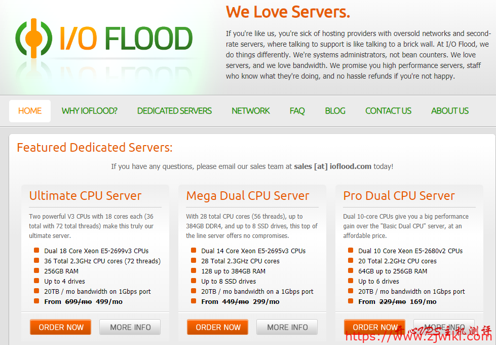 IOFLOOD:$79/月-E3 1230v2/16GB/2x512G SSD/100TB/5IP/凤凰城-主机阁