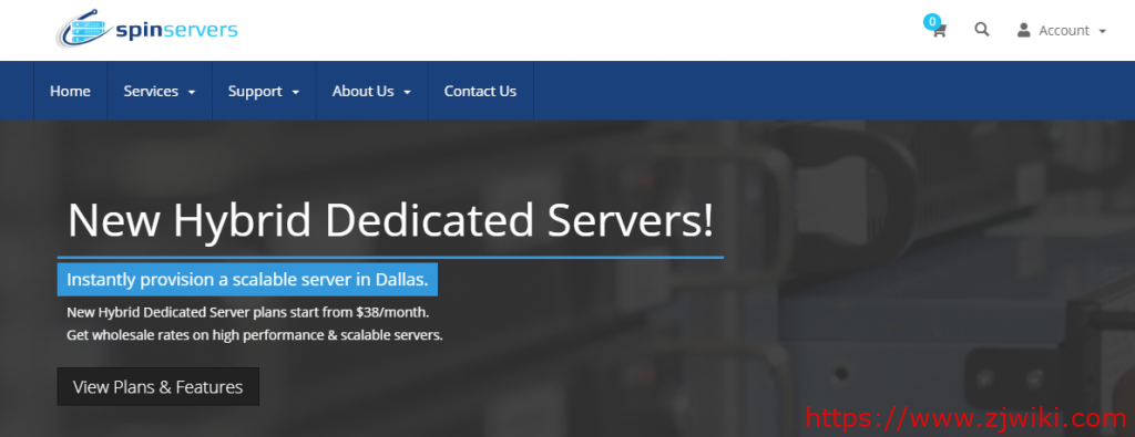 spinservers:$119/月-Dual E5 2630L/128GB/4x2TB/10TB/10Gbps/达拉斯-主机阁