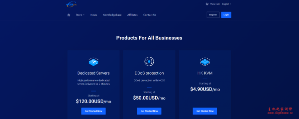 NCCK：$50/月/E3-1230/8G内存/1TB硬盘/不限流量/10Mbps带宽/香港CN2-主机阁