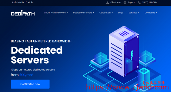 DediPath上线1Gbps端口不限流量VPS年付20美元起-主机阁