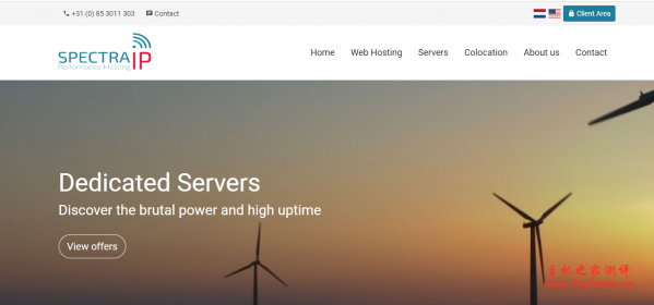 spectraip:€2.5/月,荷兰VPS,KVM/1G内存/1核/30gNVMe/1T流量,支持上传ISO+备份-主机阁