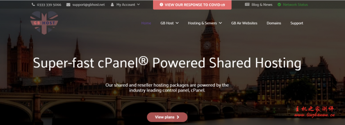 GB Host:£2.39/月/1GB内存/10GB SSD空间/不限流量/100Mbps端口/DDOS/KVM/英国-主机阁