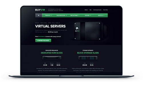 BuyVM美国拉斯维加/CN2回程/Voxility高防CN2回程线路可选/1Gbps不限流量KVM架构 月付2美元-主机阁