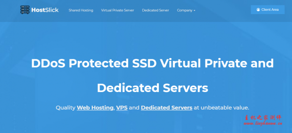 HostSlick:€20/年/1核/1GB内存/50GB SSD空间/2TB流量/1Gbps端口/DDOS/KVM/荷兰-主机阁