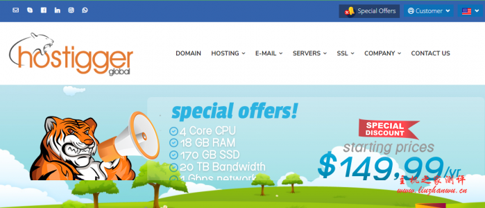 Hostigger：$9/年/1GB内存/20GB SSD空间/2TB流量/1Gbps端口/VMware/IPv6/土耳其-主机阁