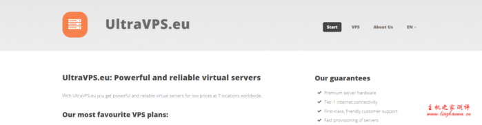 UltraVPS.eu:€8.4/季/4GB内存/50GB NVME空间/2TB流量/1Gbps端口/KVM/荷兰-主机阁
