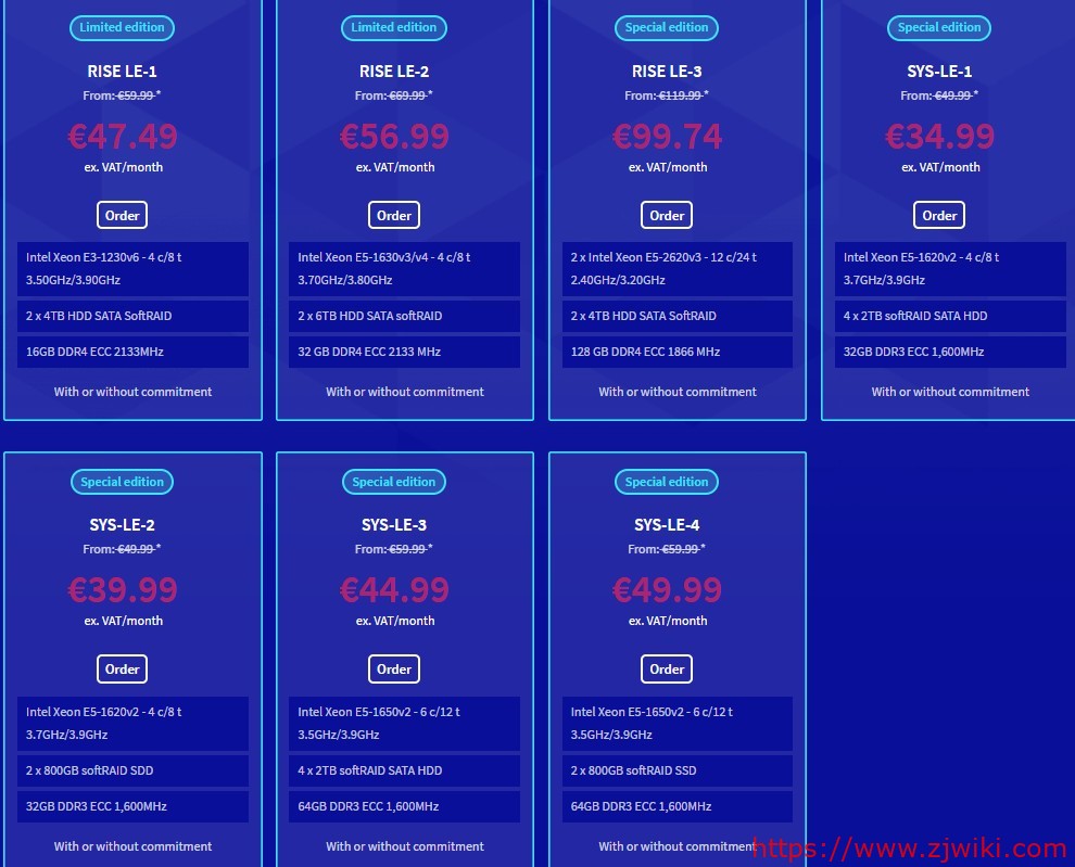 SoyouStart/OVH：夏季优惠，€34.99/月/E5-1620v2/32GB内存/5TB硬盘/不限流量/500Mbps带宽/加拿大/法国