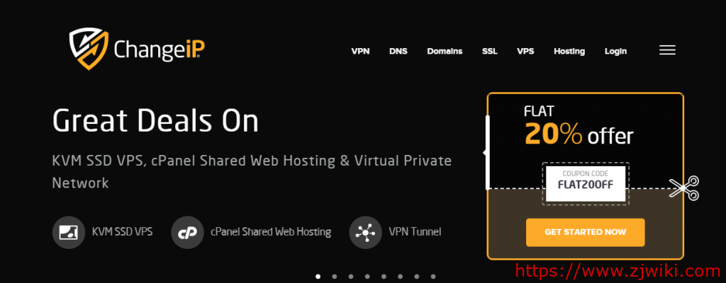 ChangeIP:洛杉矶鲨鱼虚拟主机,不限空间,不限流量,年付37美金-主机阁