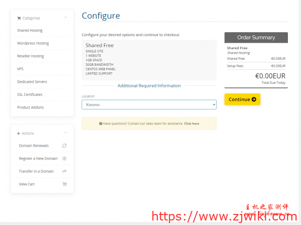 #小羊毛#illyhosting:科索沃永久免费主机,1G空间/50G流量/5个数据库/CWP Pro面板 #小羊毛#illyhosting:科索沃永久免费主机,1G空间/50G流量/5个数据库/CWP Pro面板