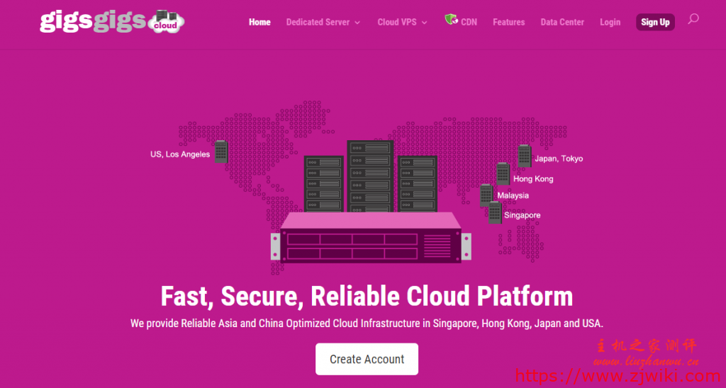 GigsGigsCloud香港CN2 GIA服务器限时35折,季付再送50美元代金券-主机阁