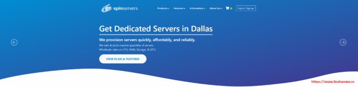 SpinServers - 达拉斯 带宽10G 月付139美元 SpinServers – 达拉斯 带宽10G 月付139美元