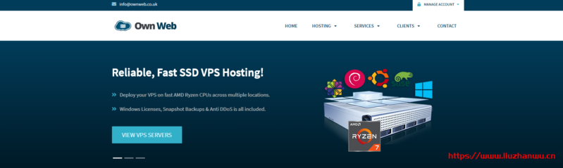 GetWebHosting:£17.99/年/Ryzen/1GB内存/16GB NVMe空间/不限流量/1Gbps端口/DDOS/KVM/法国/英国/德国等-主机阁