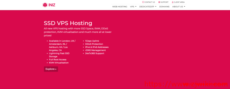 INIZ:$3.88/月/512MB内存/256GB空间/1TB流量/500Mbps端口/OpenVZ 7/荷兰-主机阁