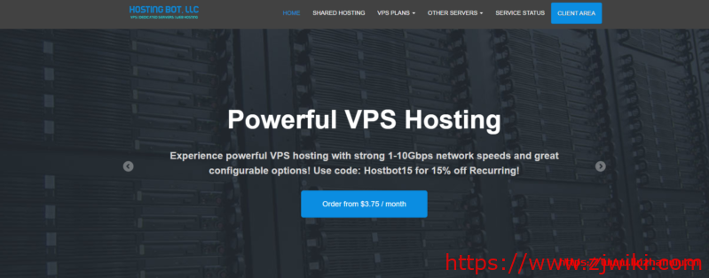 Hositng Bot：$20/年/2核/512MB内存/20GB SSD空间/500GB流量/1Gbps端口/KVM/洛杉矶QN-主机阁