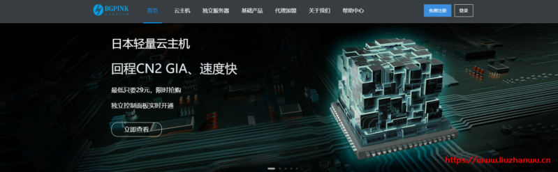 BGPINK:22元/月/1GB内存/10GB SSD空间/100GB流量/10Mbps-40Mbps端口/KVM/韩国LG/日本CN2 GIA/香港-主机阁
