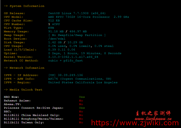 #真实测评#moecloud:洛杉矶1Gbps带宽的cn2 gia VPS,原生IP,解锁“奈飞Netflix”,性价比较高