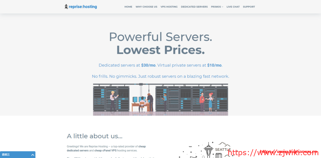 RepriseHosting:西雅图服务器$22.45/月起,免费双倍内存,带IPMI,支持支付宝-主机阁