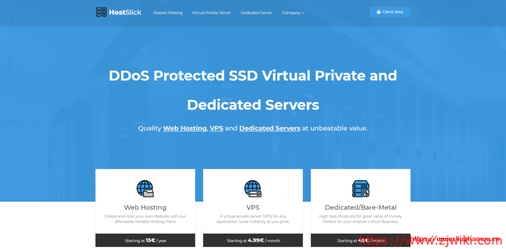 【黑五】HostSlick:全场75折,荷兰VPS、独立服务器等,包括以前发布的特价机-主机阁