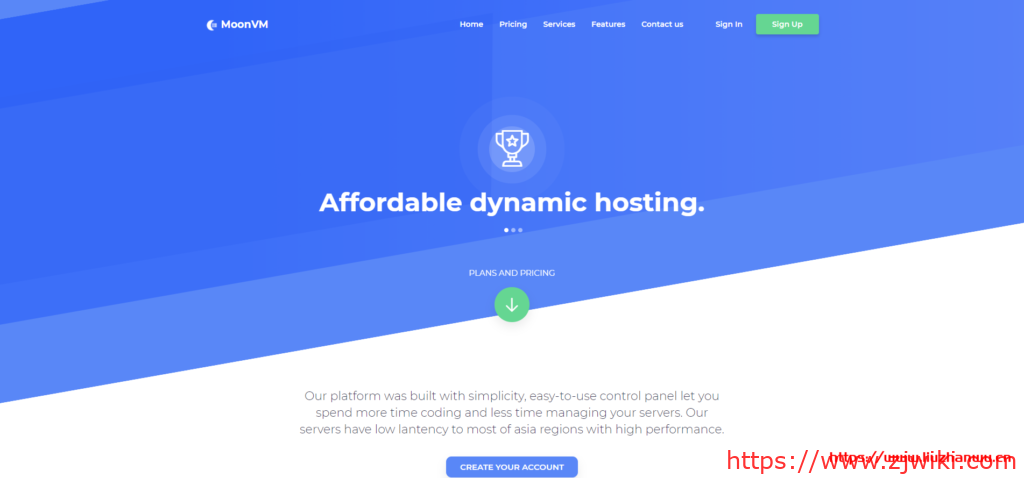 #黑5# moonvm:台湾动态VPS,一键切换IP,8折优惠,hinet和apol机房-主机阁