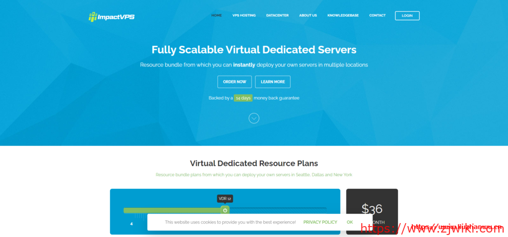 【黑五】Impact:$12/年/512MB内存/10GB SSD空间/500GB流量/1Gbps端口/OpenVZ/西雅图/达拉斯/纽约