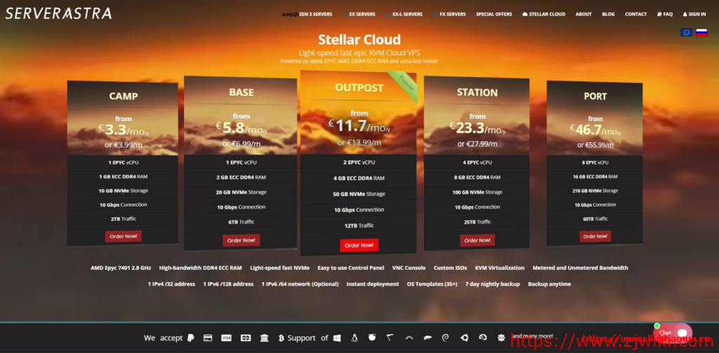 【黑五】ServerAstra:匈牙利KVM VPS,不绕美,版权宽松,10Gbps端口,55折优惠,1GB内存,月付2.19欧-主机阁