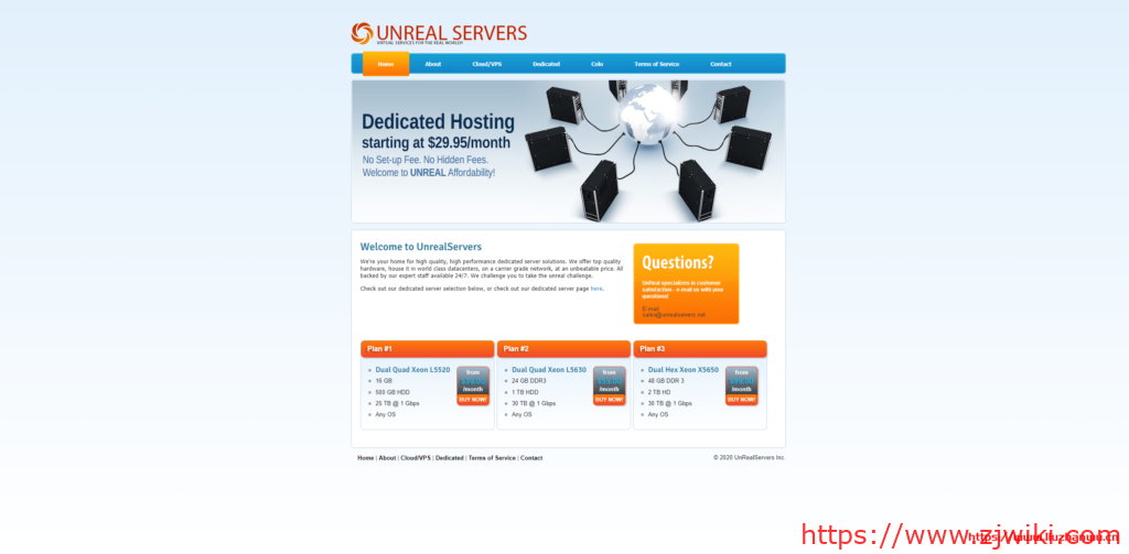 UnRealServers:$45/月/2*X5650/96G内存/500GB SSD硬盘/33TB流量/1Gbps端口/堪萨斯-主机阁
