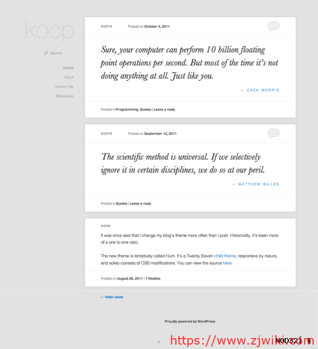 hum 8个免费的Twenty Eleven子主题