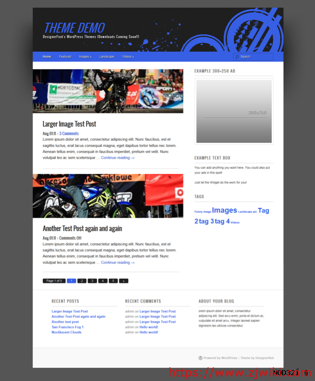 blue-splatter-index 8个免费的Twenty Eleven子主题