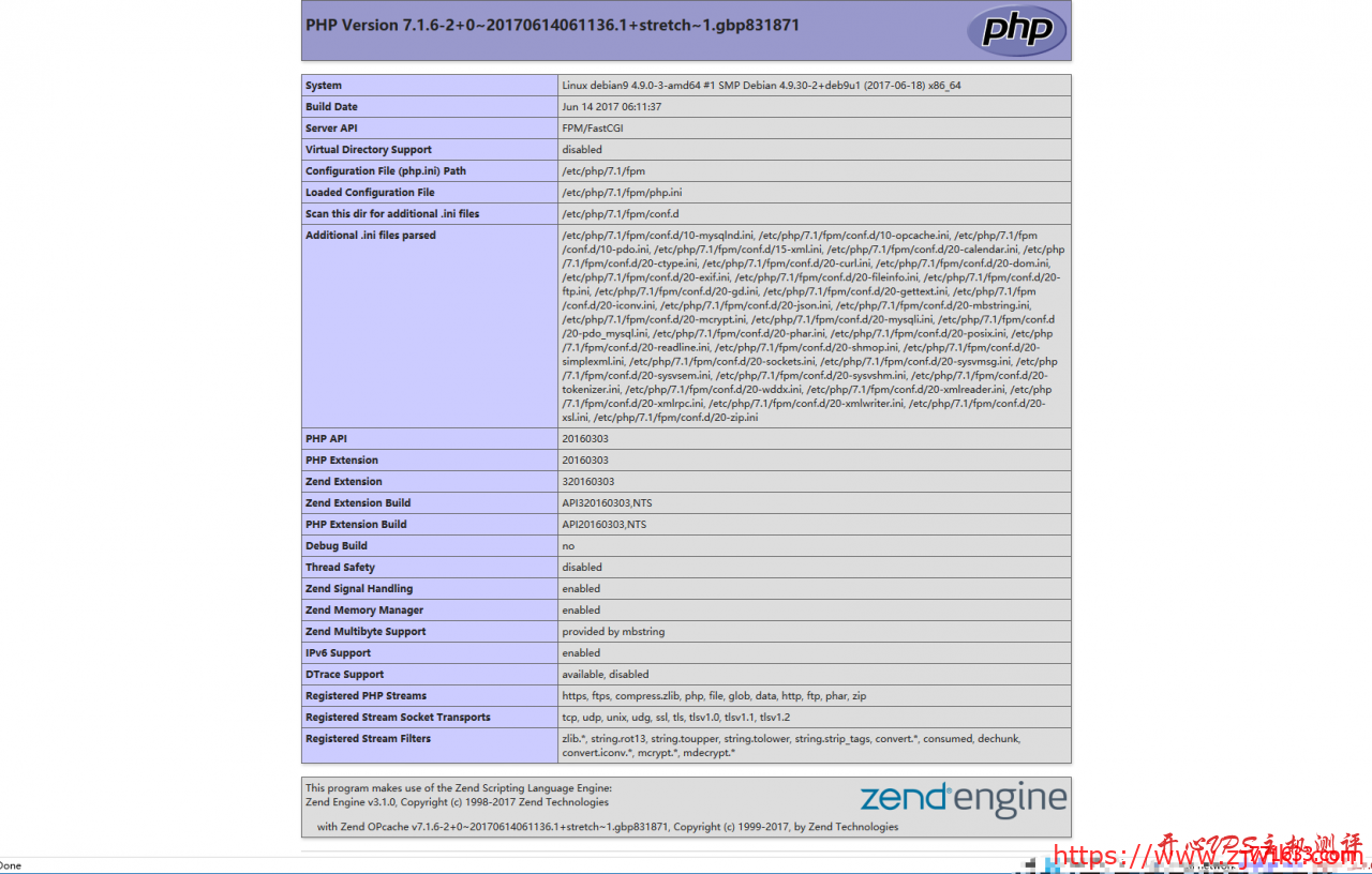 #分享#Debian 9 / Debian 8使用源安装LEMP教程