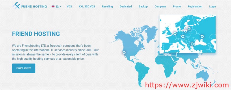 #便宜#friendhosting:VPS和虚拟主机全场45折,1核/512M/不限流量年付€14.5,多国机房