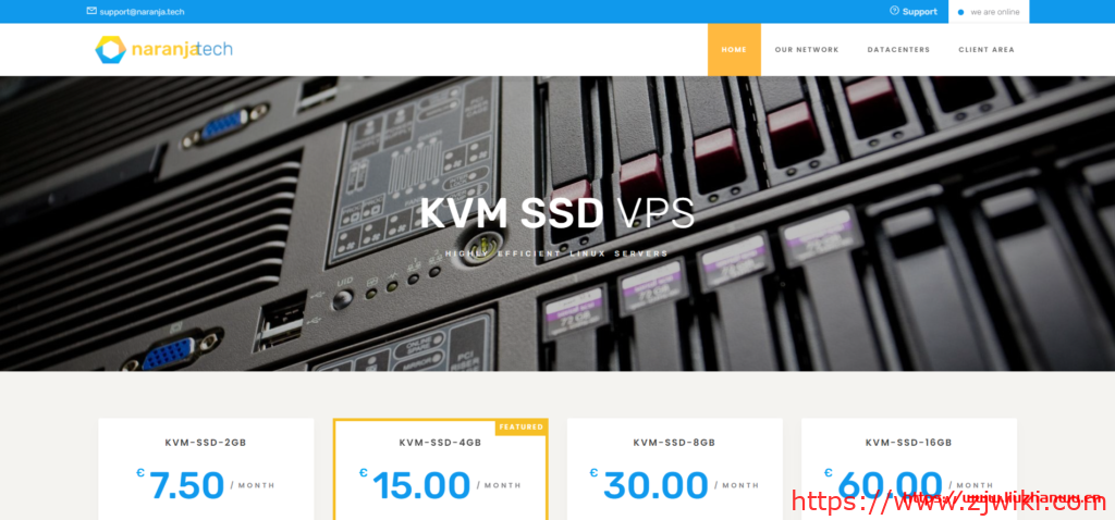 Naranjatech:€9/年/AMD EPYC 7302/1GB内存/20GB SSD空间/1TB流量/1Gbps端口/KVM/荷兰