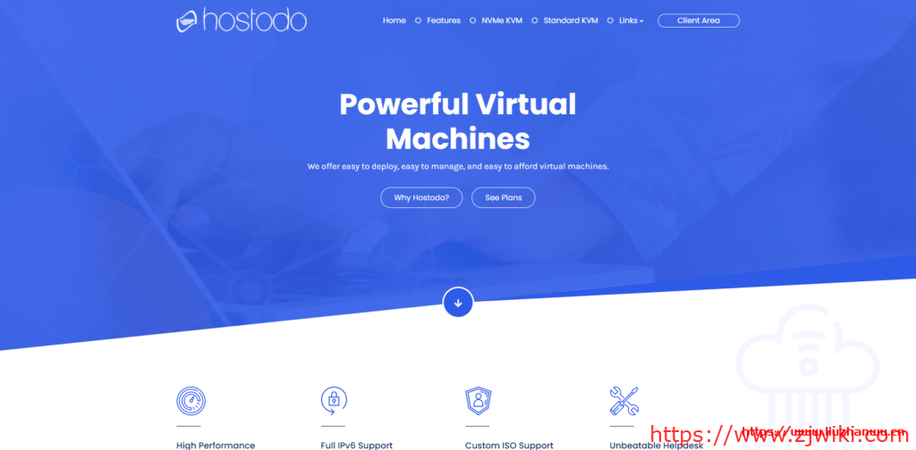 Hostodo:$12/年/512MB内存/8GB NVMe空间/3TB流量/1Gbps端口/KVM/拉斯维加斯;送DirectAdmin授权-主机阁