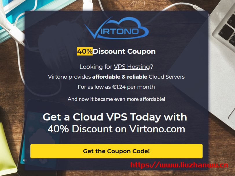 #福利#Virtono:新上罗马尼亚机房,送6折和€10优惠码,邀请访问购买€1/年的VPS