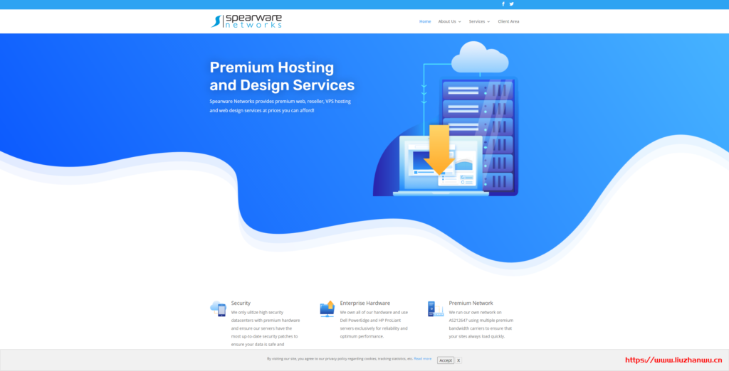 Spearware Networks:$1.75/月/512MB内存/20GB SSD空间/2TB流量/200Mbps端口/KVM/美东坦帕;原生IP-主机阁